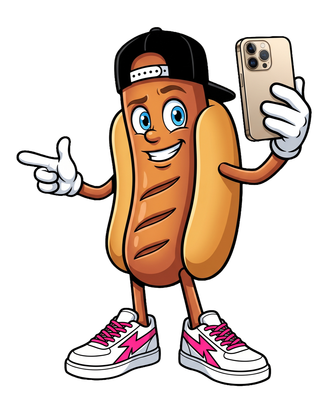 Mr. Schmock – Hotdog Maskottchen