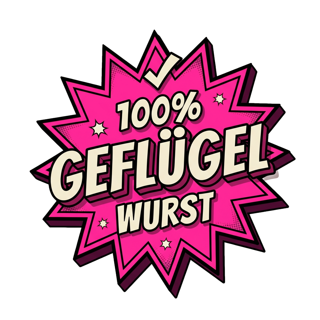 100% Geflügel Wurst